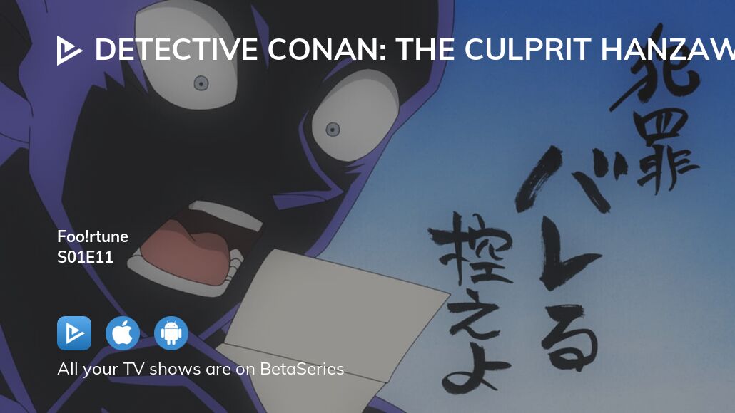 Watch Detective Conan The Culprit Hanzawa Season 1 Episode 11 Streaming