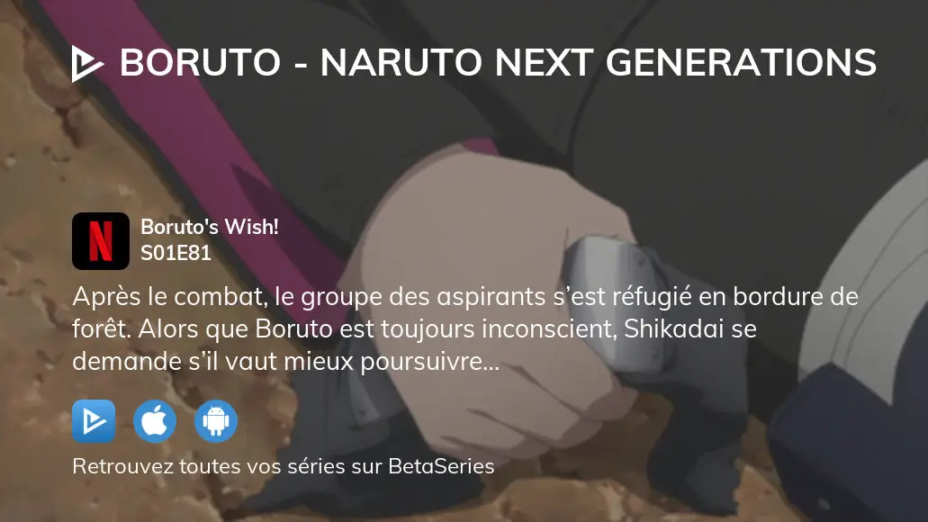 O Regarder Boruto Naruto Next Generations Saison Pisode En Streaming Complet