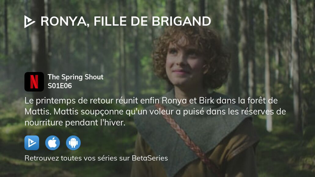 O Regarder Ronya Fille De Brigand Saison Pisode En Streaming