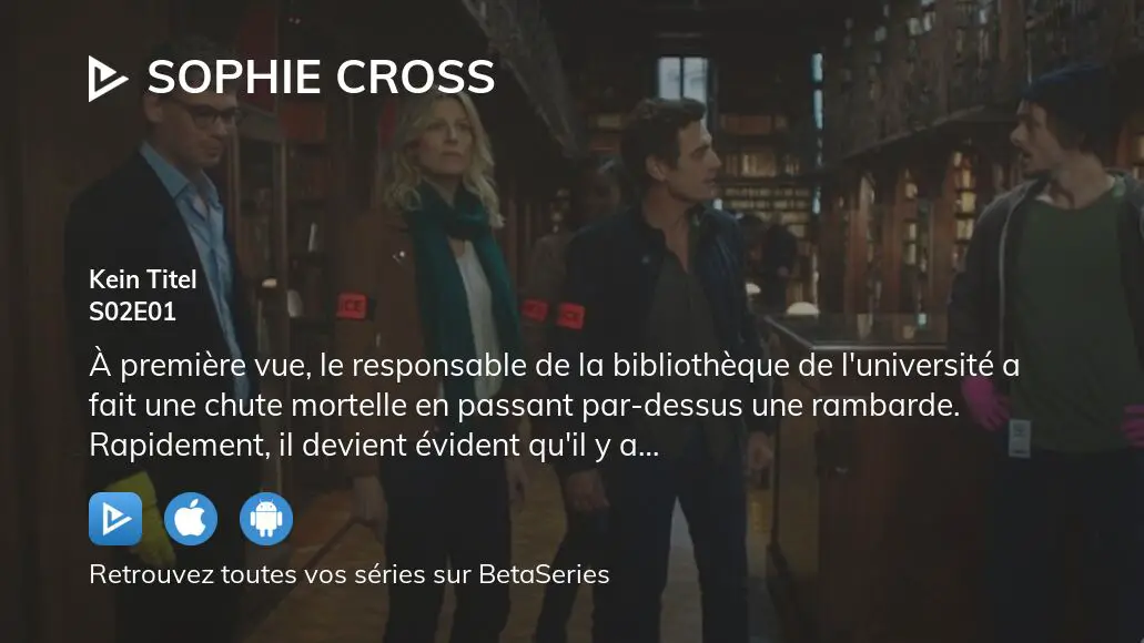 Regarder Sophie Cross Saison Pisode Streaming Complet