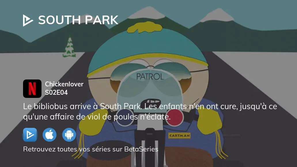 Où regarder South Park saison 2 épisode 4 en streaming complet