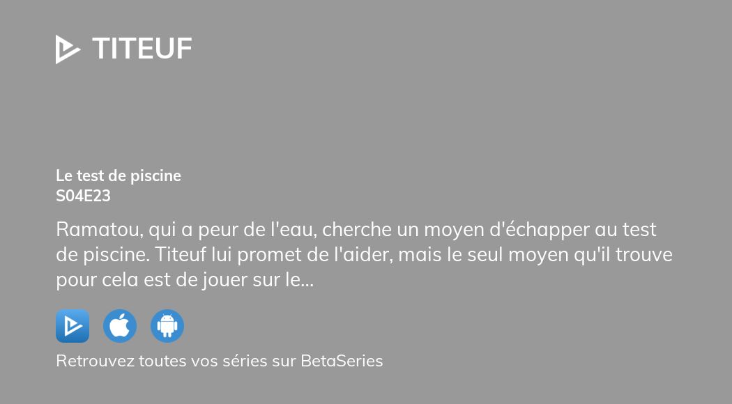 O Regarder Titeuf Saison Pisode En Streaming Complet