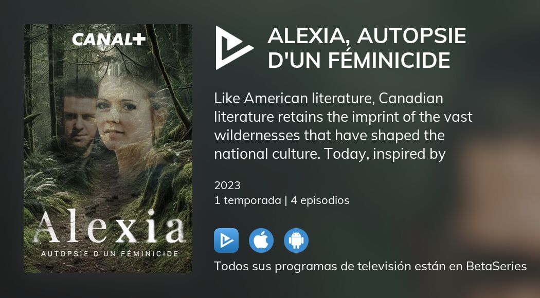 Ver Alexia autopsie d un féminicide en streaming BetaSeries