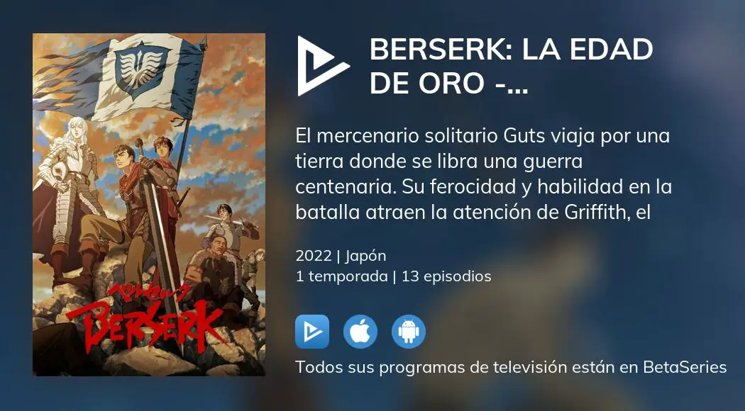 Ver Berserk La Edad De Oro Memorial Edition En Streaming