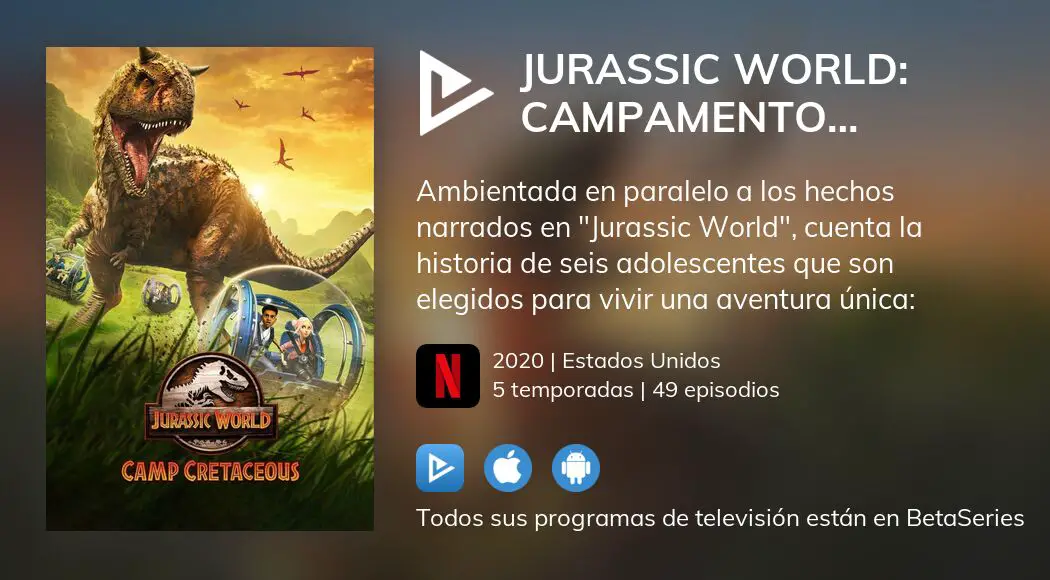 D Nde Ver Jurassic World Campamento Cret Cico Tv Series Streaming Online Betaseries