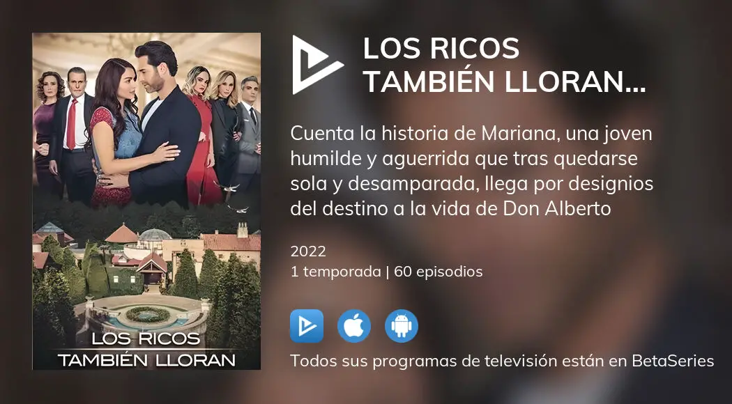 Ver Los Ricos También Lloran 2022 temporada 1 streaming