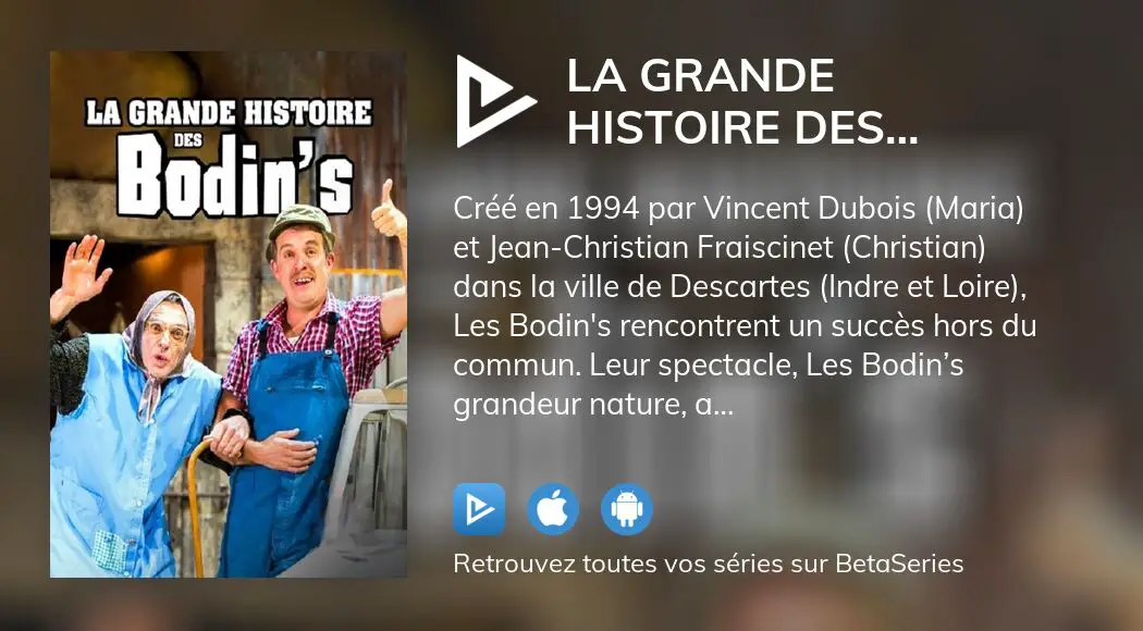 Regarder La Grande Histoire Des Bodin S Streaming