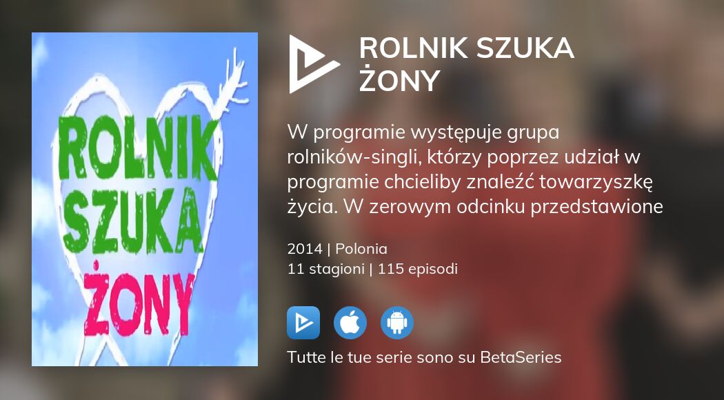 Video Guarda Rolnik Szuka Ony In Streaming Legale Completo