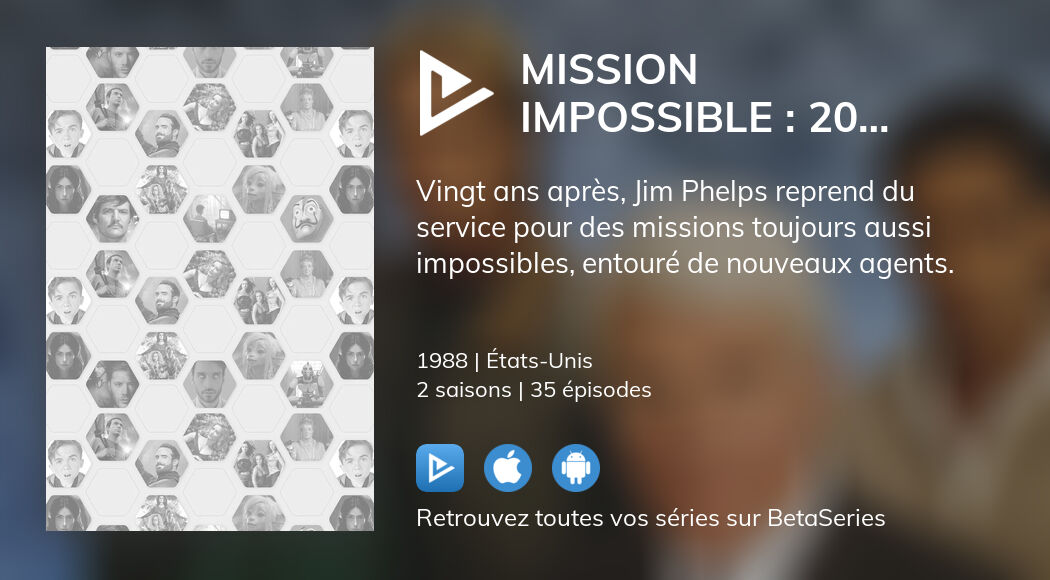 Regarder Mission Impossible 20 ans après streaming