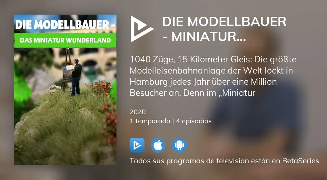 ¿Dónde Ver Die Modellbauer - Miniatur Wunderland TV Series Streaming ...