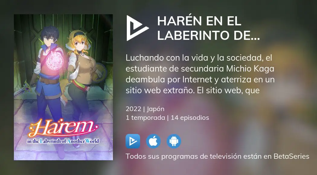 ¿dónde Ver Harén En El Laberinto De Otro Mundo Tv Series Streaming Online 