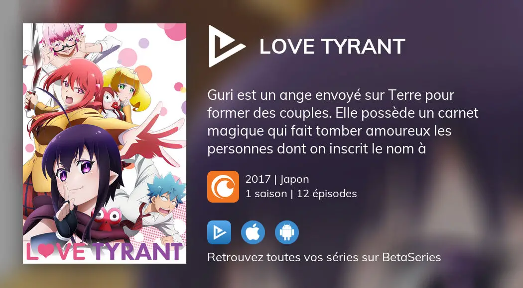Où Regarder Les épisodes De Love Tyrant En Streaming Complet Vostfr Vf Vo