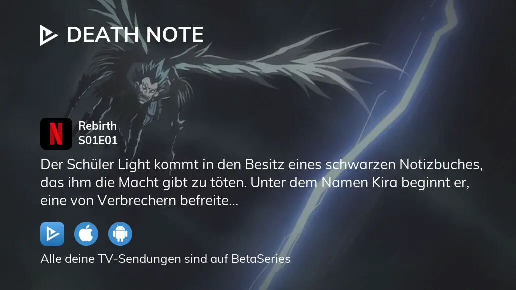 Death Note Stream German Folge 1 Wo kann man Death Note Staffel 1 Folge 1 komplett streamen