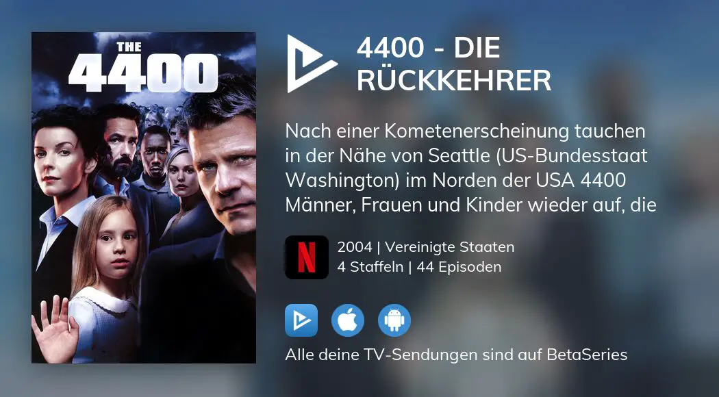 Wo kann man 4400 Die R ckkehrer TV Serien online streamen sehen