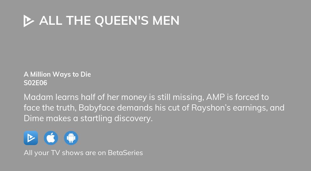 Where to watch All the Queen's Men season 2 episode 6 full streaming