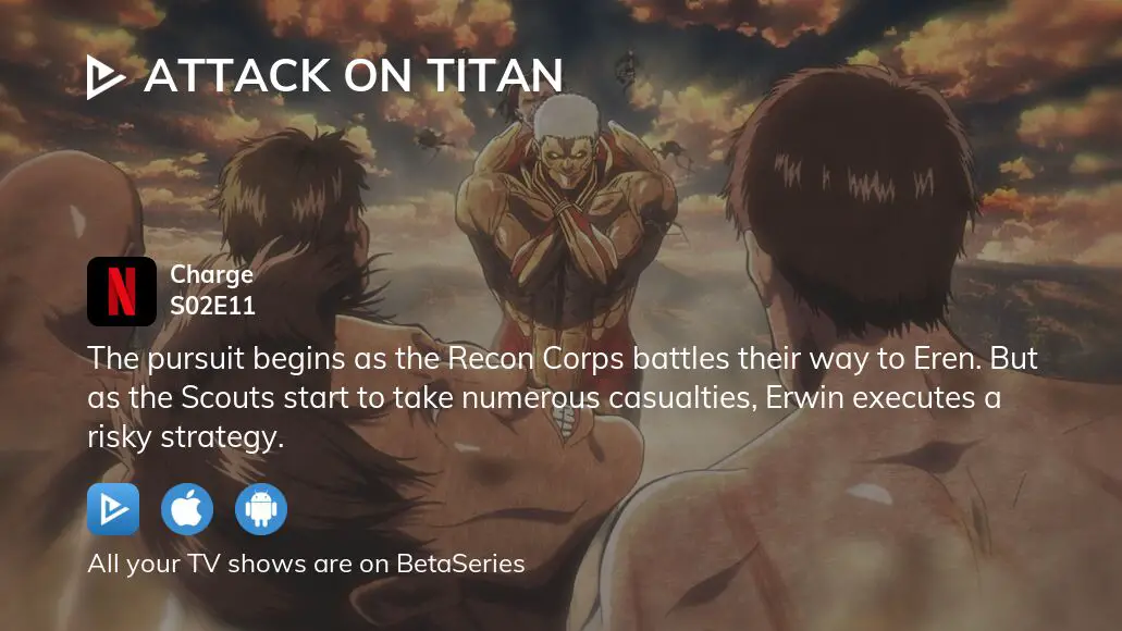 Watch Attack on Titan · Season 2 Episode 11 · Charge Full Episode Free  Online - Plex