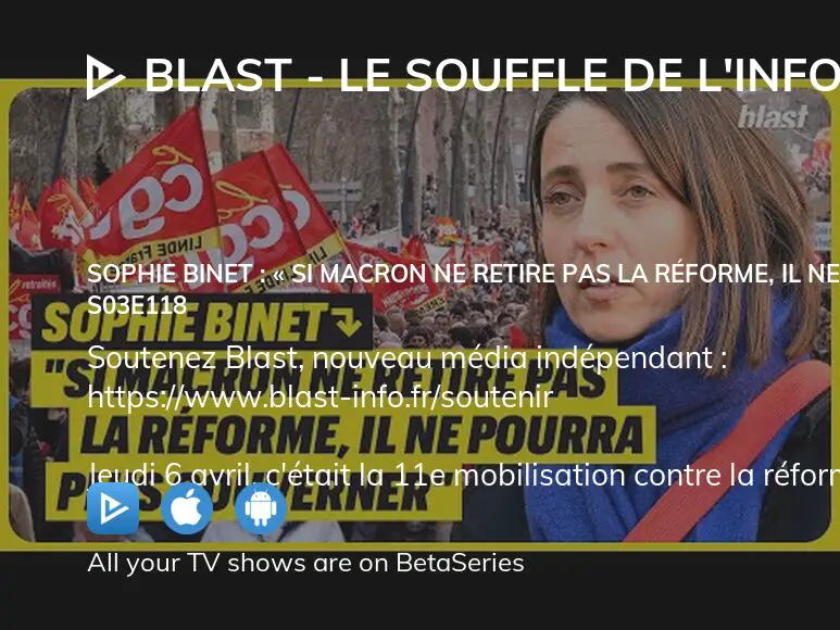 Where To Watch Blast Le Souffle De L Info Season Episode Full