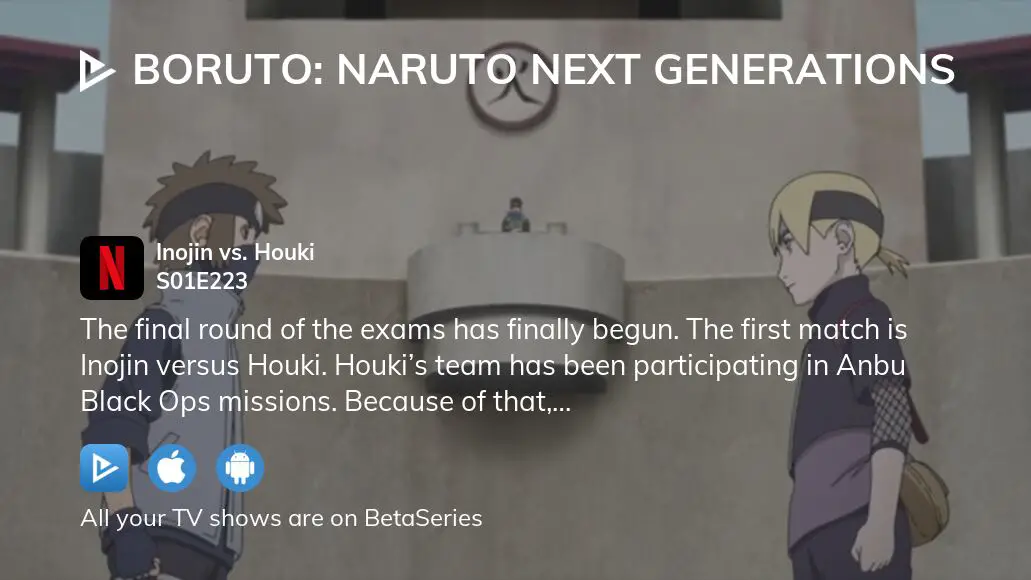 Inojin vs Houki  Boruto: Naruto Next Generations 