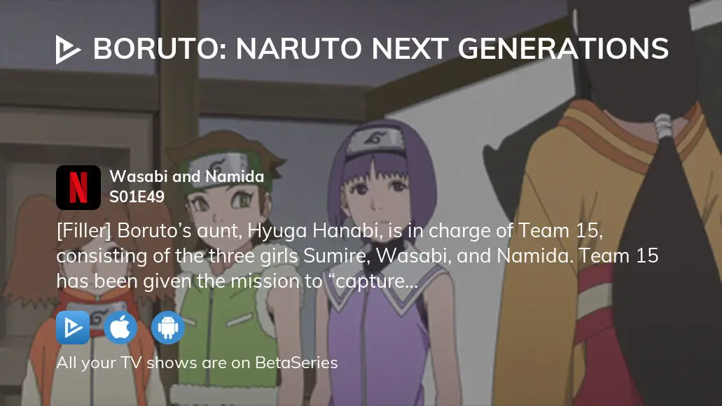 BORUTO: NARUTO NEXT GENERATIONS Blood, Sweat, and Namida - Watch on  Crunchyroll