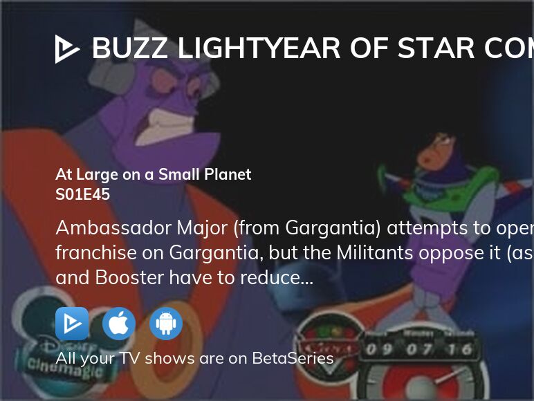 Buzz lightyear of star command sale at large on a small planet