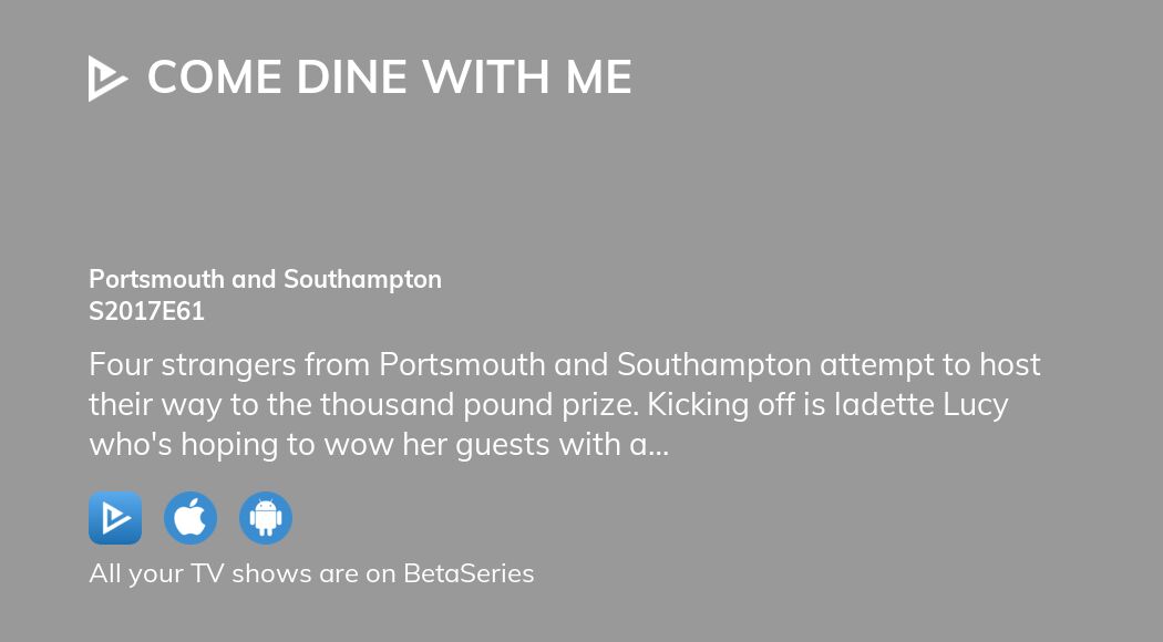 Come Dine With Me Synonym