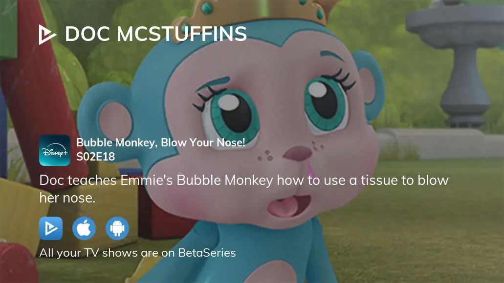 doc mcstuffins bubble monkey toy