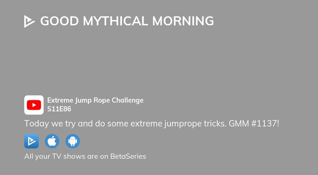 Watch Good Mythical Morning season 11 episode 86 streaming online