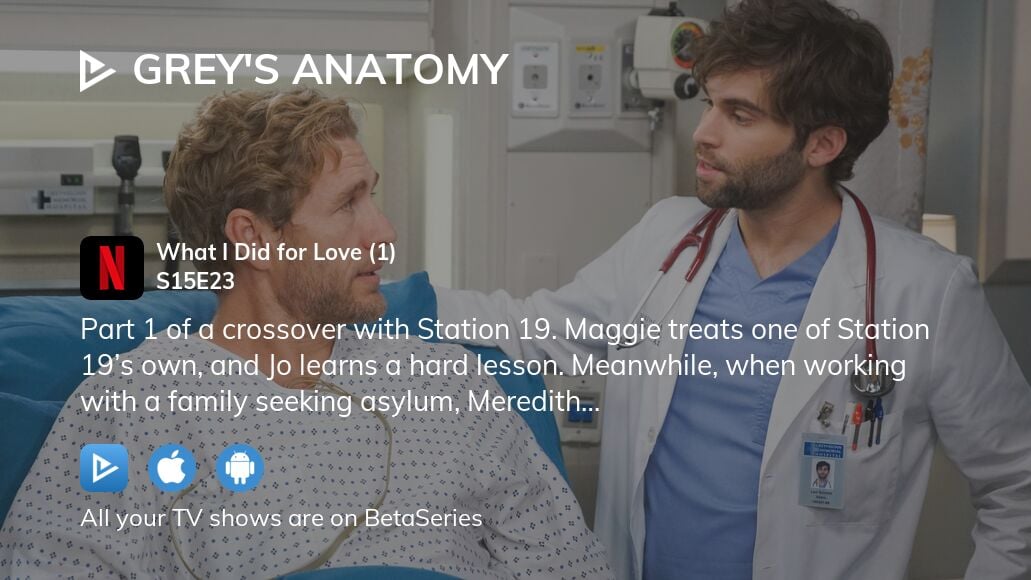 Grey's anatomy sale s15e01 stream