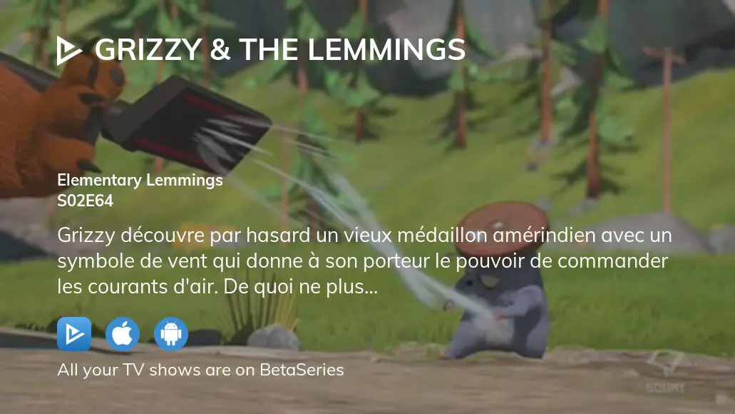 Grizzy e os Lemmings (Séries): Cartoon Bear S02 E40