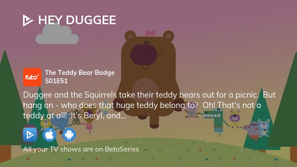 Hey duggee best sale teddy bear badge