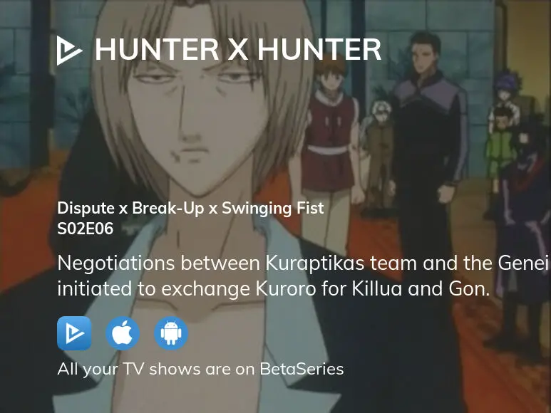 Watch Hunter x Hunter season 2 episode 6 streaming online
