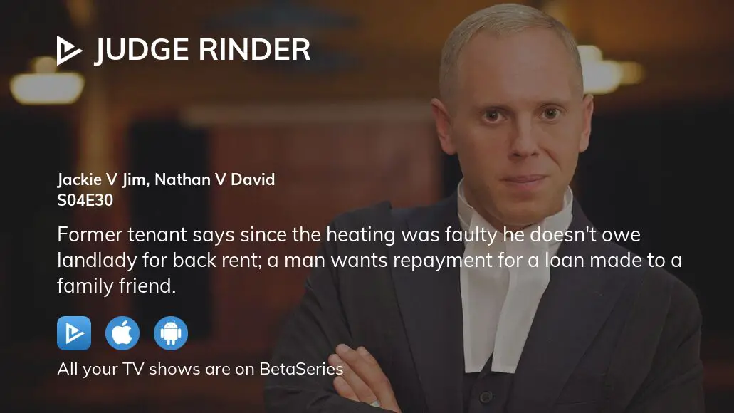 Watch Judge Rinder season 4 episode 30 streaming online