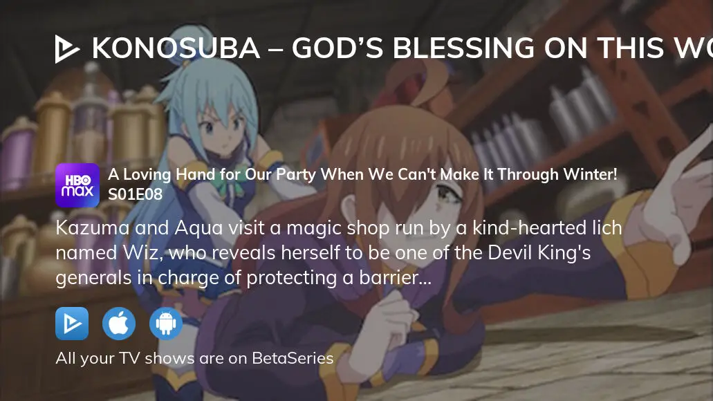 Watch KonoSuba – God's blessing on this wonderful world! Episode 8 Online -  A Loving Hand for Our Party When We Can't Make It Through Winter!