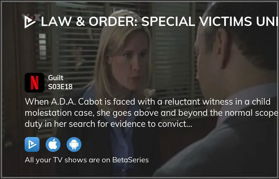 Video : Watch Law & Order: Special Victims Unit season 3 episode 18 in ...