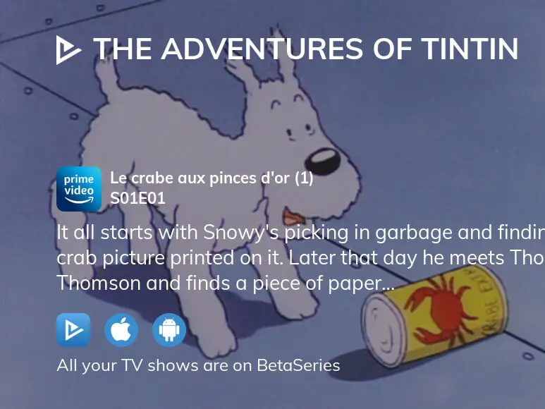 Where To Watch The Adventures Of Tintin Season 1 Episode 1 Full ...