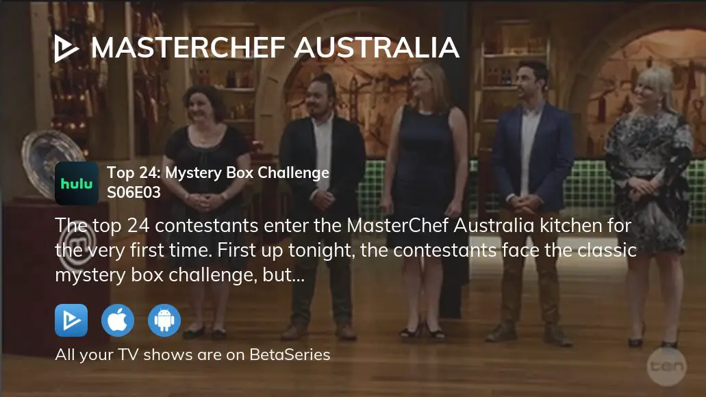 Watch MasterChef Australia season 6 episode 3 streaming online