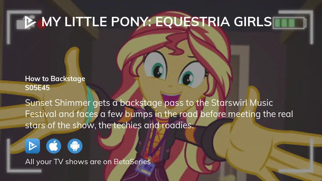 My Little Pony: Equestria Girls - Sunset's Backstage Pass - Movie