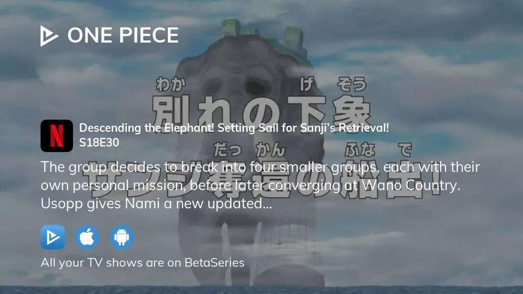 Watch One Piece Season 18 Episode 30 Streaming Online Betaseries Com