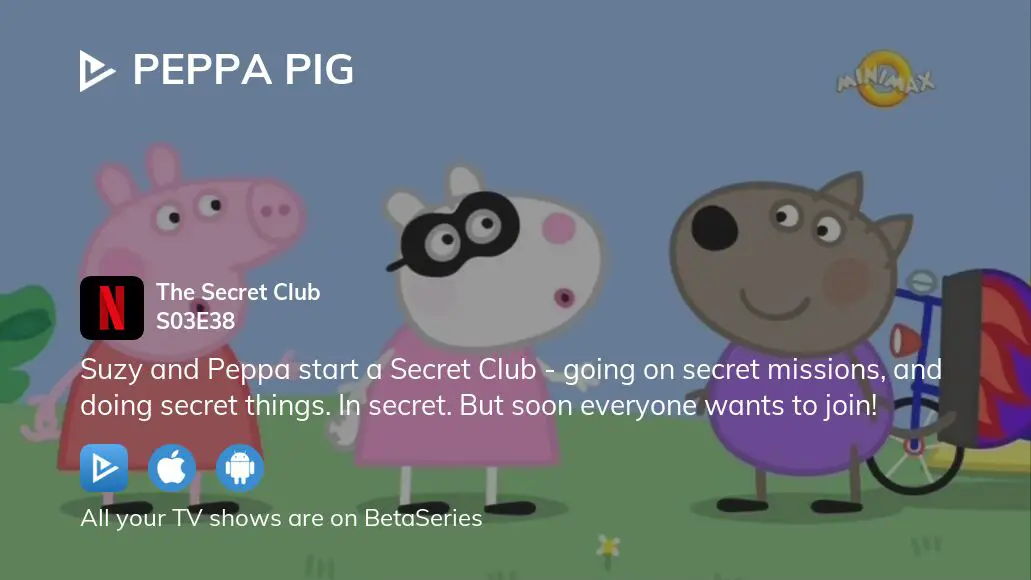 Peppa Pig - The Secret Club (38 episode / 3 season) [HD] 