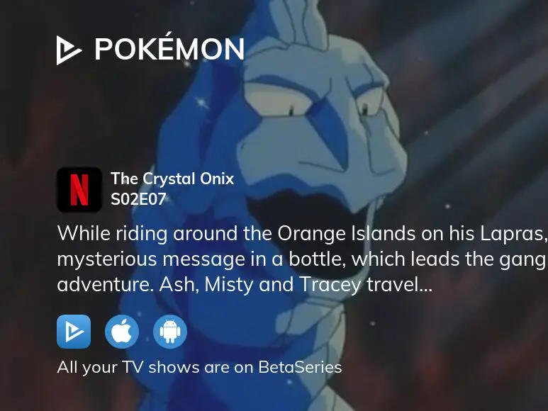 Crystal Onix mysterious Pokemon from animated series