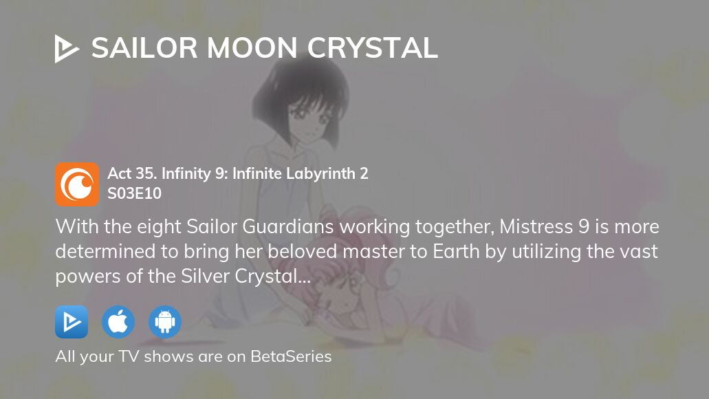 Crunchyroll on X: Sailor Moon Crystal Season 3 Episode 37 – Act.36  INFINITY 10 Infinite - Upper Atmosphere ⭐️    / X