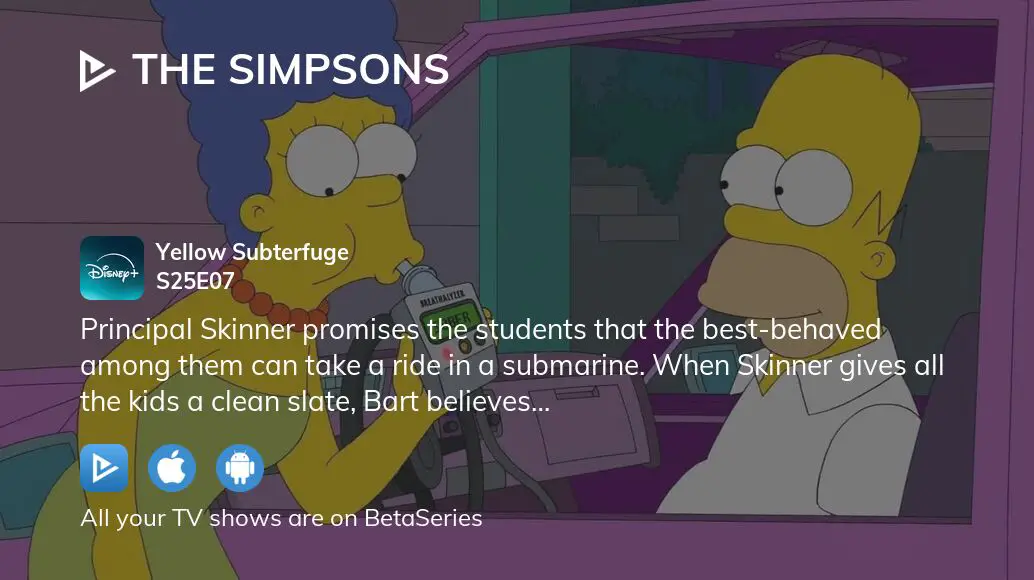 Watch The Simpsons season 25 episode 7 streaming