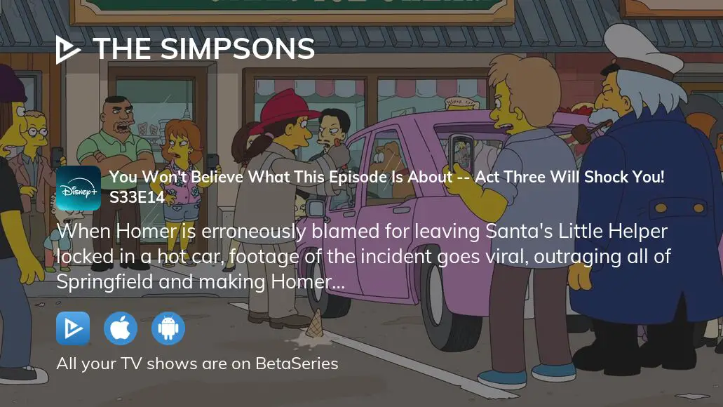 Watch The Simpsons season 33 episode 14 streaming