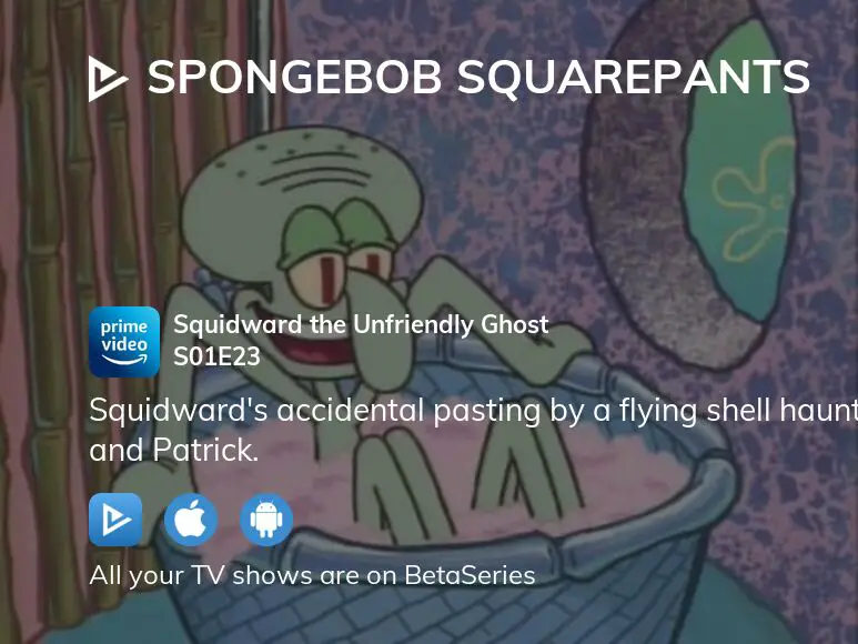 spongebob squarepants squidward the unfriendly ghost