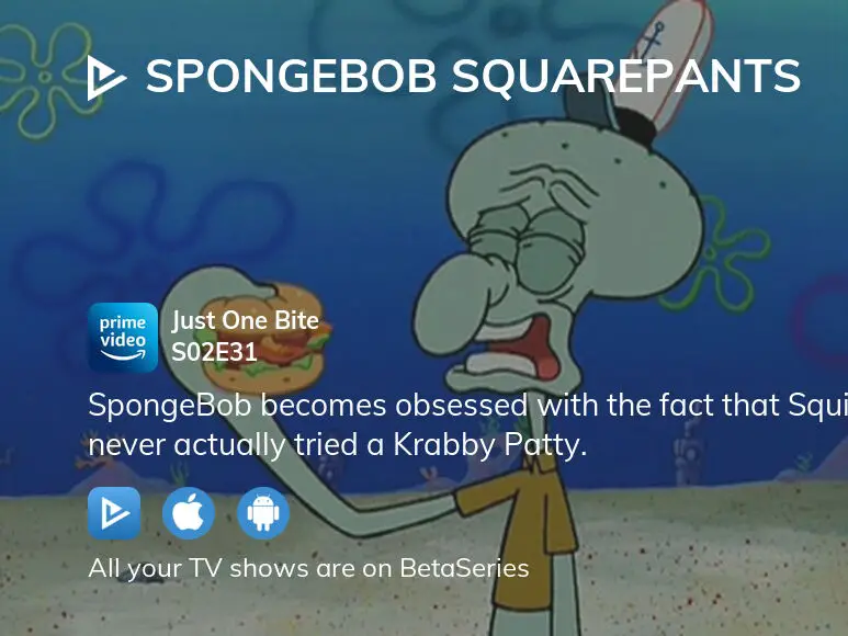 spongebob just one bite