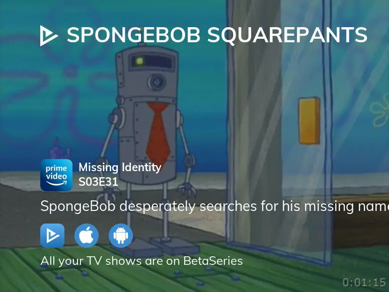spongebob missing identity