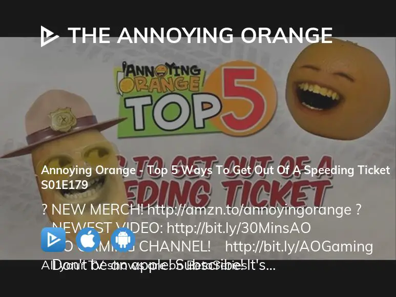 Where To Watch The Annoying Orange Season 1 Episode 179 Full Streaming   Image