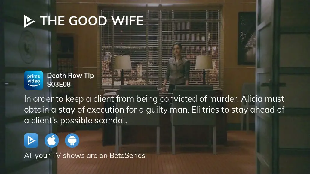 Watch The Good Wife season 3 episode 8 streaming online