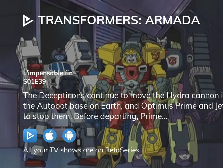 Where to watch Transformers Armada season 1 episode 39 full