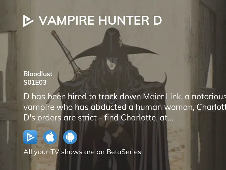 Original Vampire Hunter D Charlotte Elbourne - Bloodlust (2000